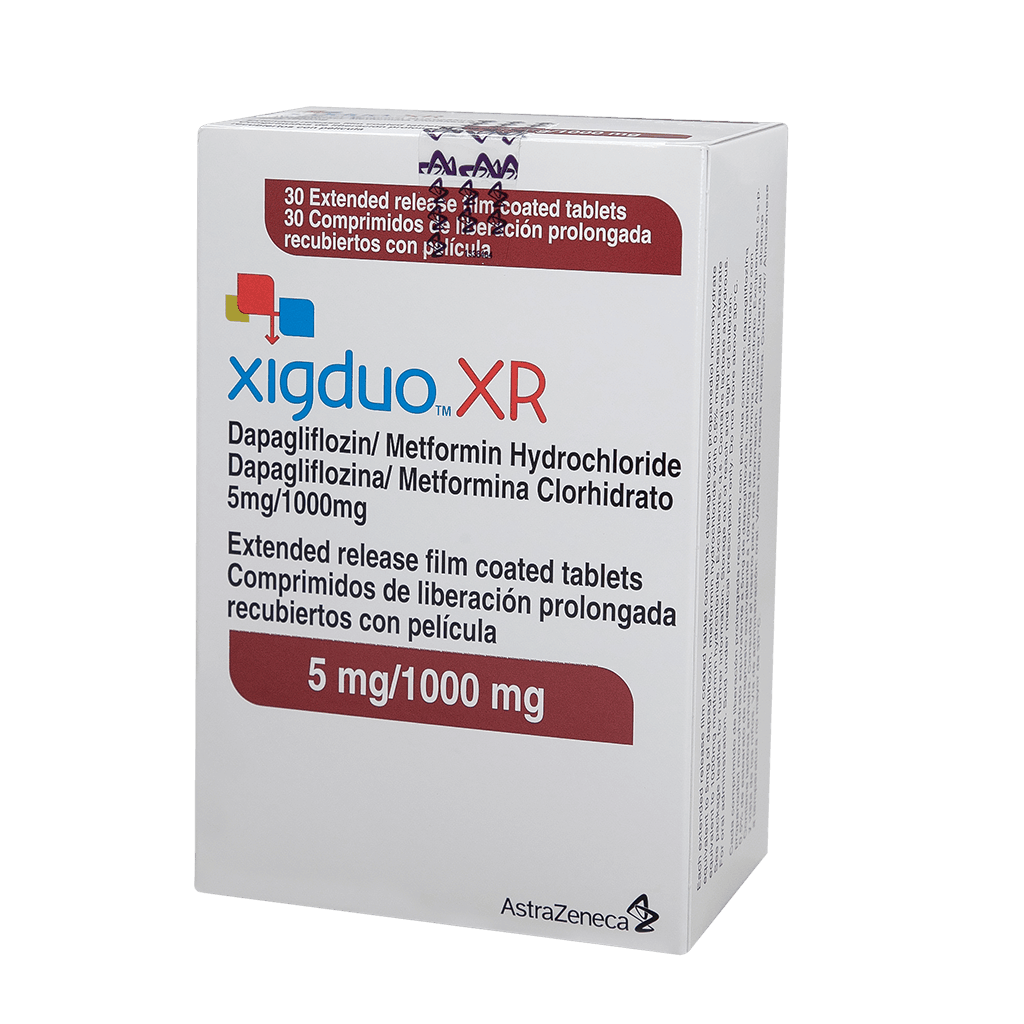 Xigduo XR 5 / 1000 mg Tienda Catracha Salud